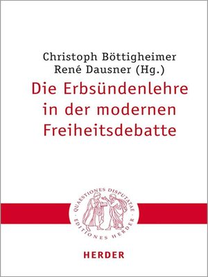 cover image of Die Erbsündenlehre in der modernen Freiheitsdebatte